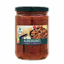 Carrefour, Aubergines à la Provençale