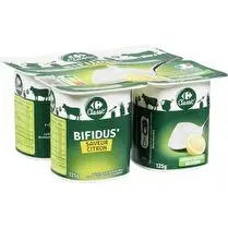 Carrefour, Yaourt au bifidus saveur citron