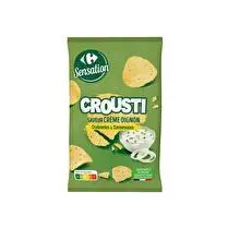 Carrefour, Chips Crousti saveur crème oignon