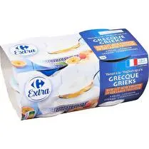 Carrefour, Yaourt à la grecque pêche passion