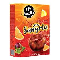 Carrefour, Apéritif à base de vin Sangria Rouge 7,5%