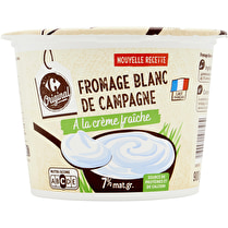 Carrefour, Fromage blanc à la crème fraiche 7% M.G.