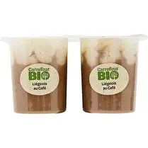 Carrefour, Liégeois au café bio