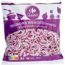 Carrefour, Oignons rouges émincés