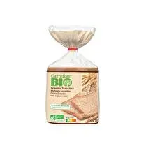 Carrefour, Pain de mie Complet Grandes Tranches paquet de 500g