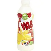 Carrefour, Yaourt à boire fraise banane