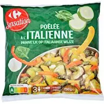 Carrefour, Plat cuisiné poêlée à l'italienne le sachet de 750G