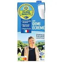 Filière Qualité Carrefour, Lait demi-écrémé