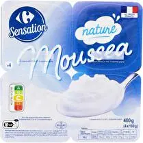 Carrefour, Mousse de crème sur fromage frais nature