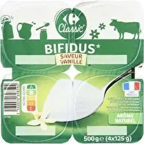 Carrefour, Yaourt au bifidus saveur vanille
