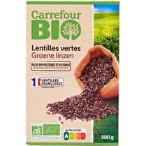 Carrefour, Lentilles vertes