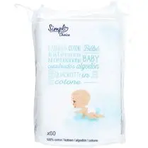 Simpl, Cotons maxi carrés bébé