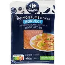 Carrefour, Saumon fumé Norvège 6/10 tranches
