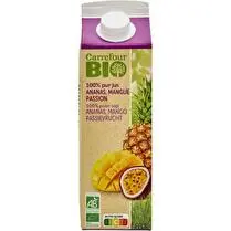 Carrefour, Jus de Fruits Ananas Mangue Passion