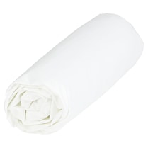 TEX HOME, Drap housse 100 % coton bio blanc 90x200cm