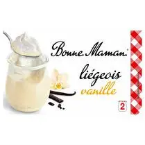 Bonne maman, Liégeois vanille