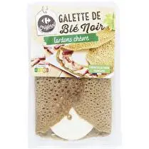 Carrefour, Galette lardons chèvre