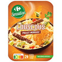 Carrefour, Plat cuisiné couscous poulet merguez