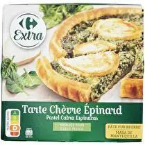 Carrefour, Tarte au chèvre épinard