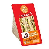 Carrefour, Sandwich poulet mayonnaise