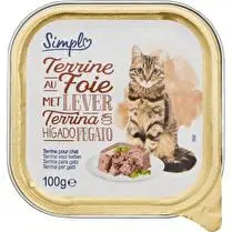 Simpl, Terrine au foie pour chat