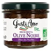 Gusti amo bio, Bruschetta olives noires  - 100 g