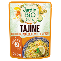 Jardin bio étic, Plats Cuisinés Bio Tajine poulet citron olive