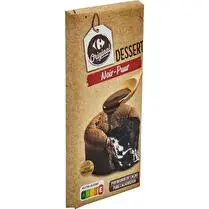 Carrefour, Tablette de Chocolat Noir dessert