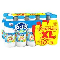 Lactel, Lait vitaminé Bol de vie 1.2% MG - Format XL 10 x 1 l