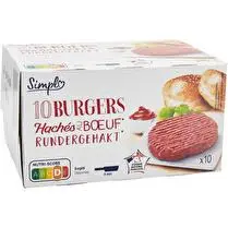Simpl, Hachés au boeuf X 10 hachés de 100g