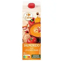 Carrefour, Gazpacho salmorejo aux légumes frais