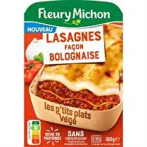 Fleury michon, Lasagnes facon bolognaise végé