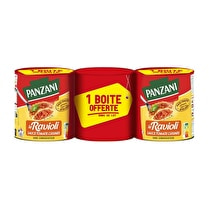 Panzani, Ravioli sauce tomate - 2+1 boîte offerte