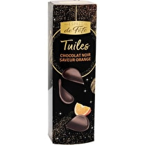 ESPRIT DE FETE, Tuiles chocolat lait  Noir - orange