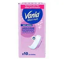 Vania, Serviette maxi nuit x10