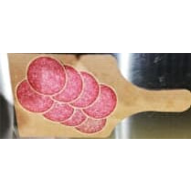 Emballé dans nos ateliers, Salami enrobé au parmesan