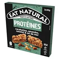 Eat Natural, Barre de céréales protéinée  cacahuètes, amandes et caramel