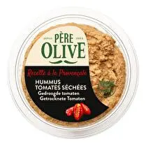 Père olive, Houmous tomates séchées