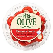 Père olive, Piments farcis au fromage frais