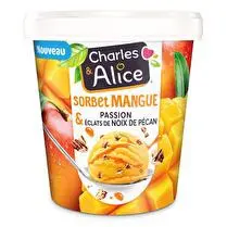 Charles & Alice, Sorbet mangue passion pécan
