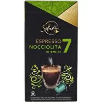 Carrefour, Café Capsules Noisette Intensité 7 Compatible Nespresso