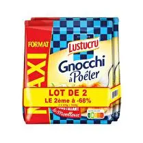 Lustucru, Gnocchi à poêler - Lot de 2, le deuxième à - 68% soit 1.04 kg