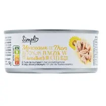 Simpl, Morceaux de thon Ă l'huile de tournesol