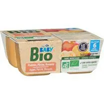 Carrefour, Compotes bébé aux fruits dès 6 mois Bio