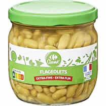 Carrefour, Flageolets verts extra-fins