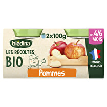 Blédina, Purée de Fruits Bébé Pomme dès 4/6 mois