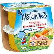 Nestlé, Naturnes Carottes semoule porc
