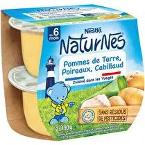Nestlé, Naturnes Poireaux pommes de terre cabillaud