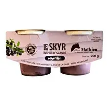 Les fromages de Mathieu, Skyr myrtille 0% MG