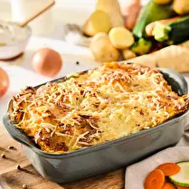 Fabriqué dans nos ateliers, Gratin dauphinois aux légumes